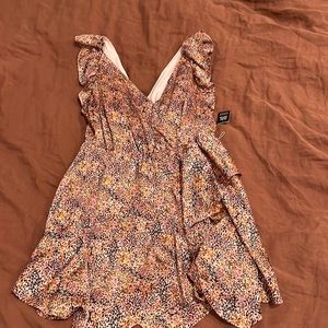 Pink patterned express dress